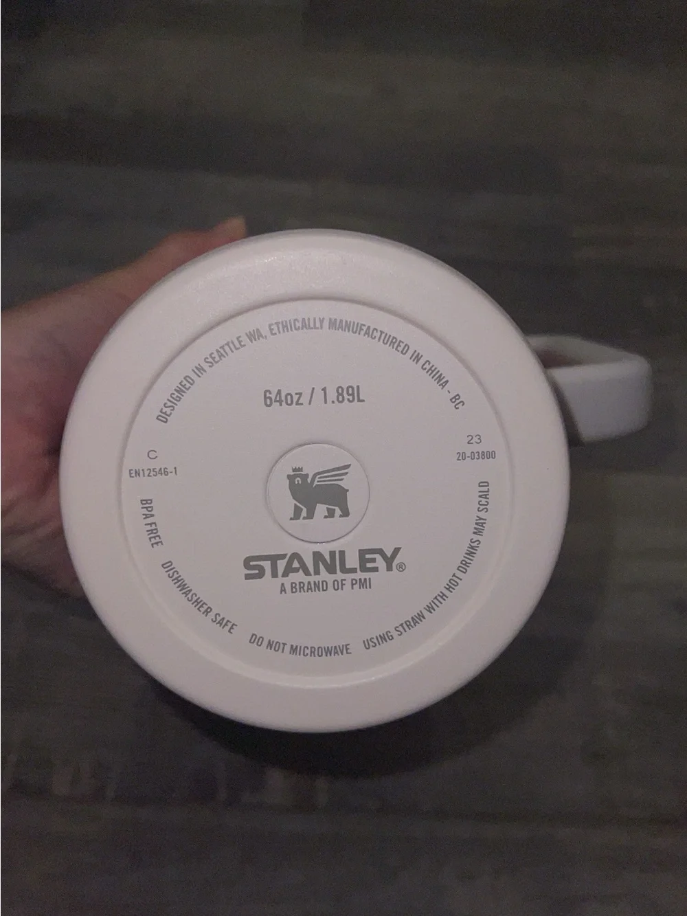 Stanley 64oz Light Pink Tumblr with handle - Picture 3 of 4